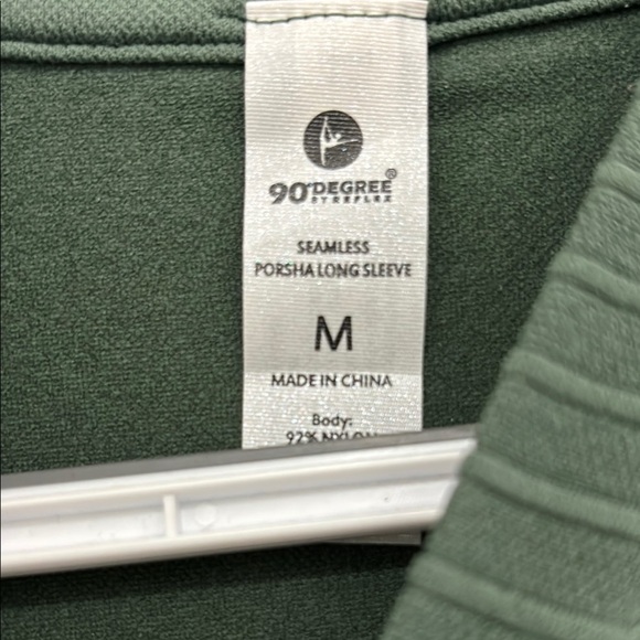 Women's Green Long Sleeve Top - Picture 2 of 3